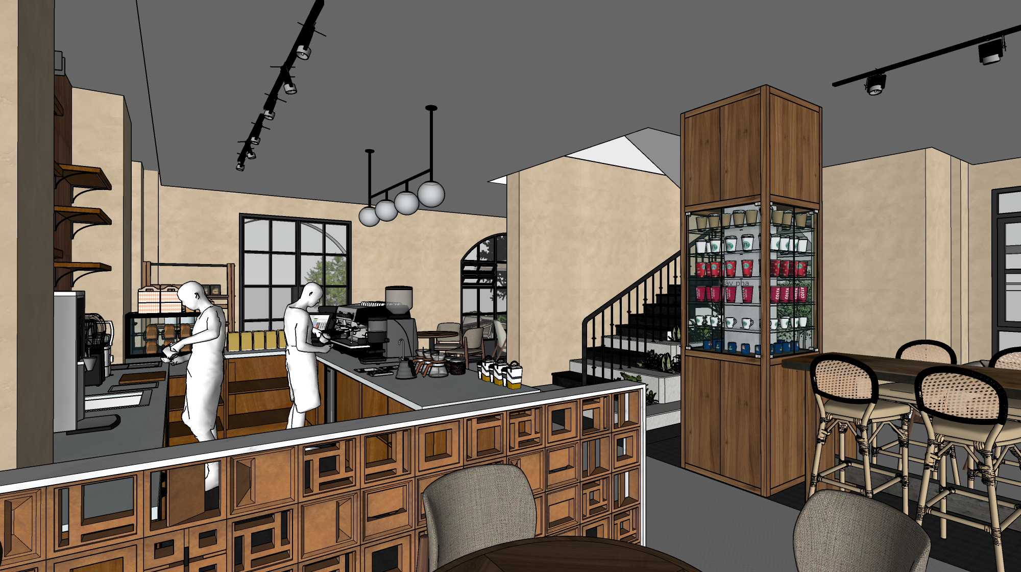 7 NGUYÊN TẮC VÀNG KHI THIẾT KẾ MẶT BẰNG QUÁN CAFE