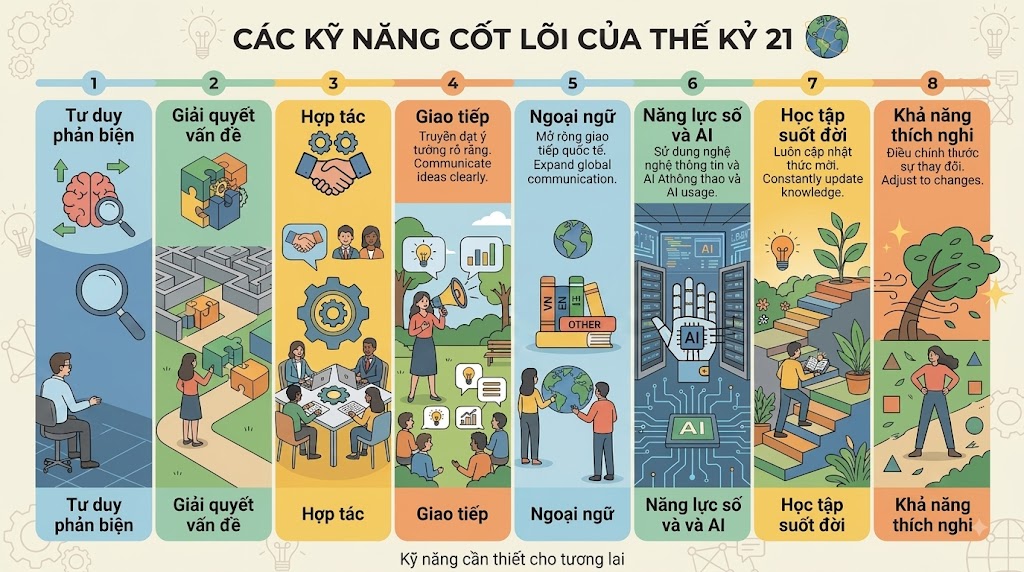 8 Kỹ Năng Cốt Lõi